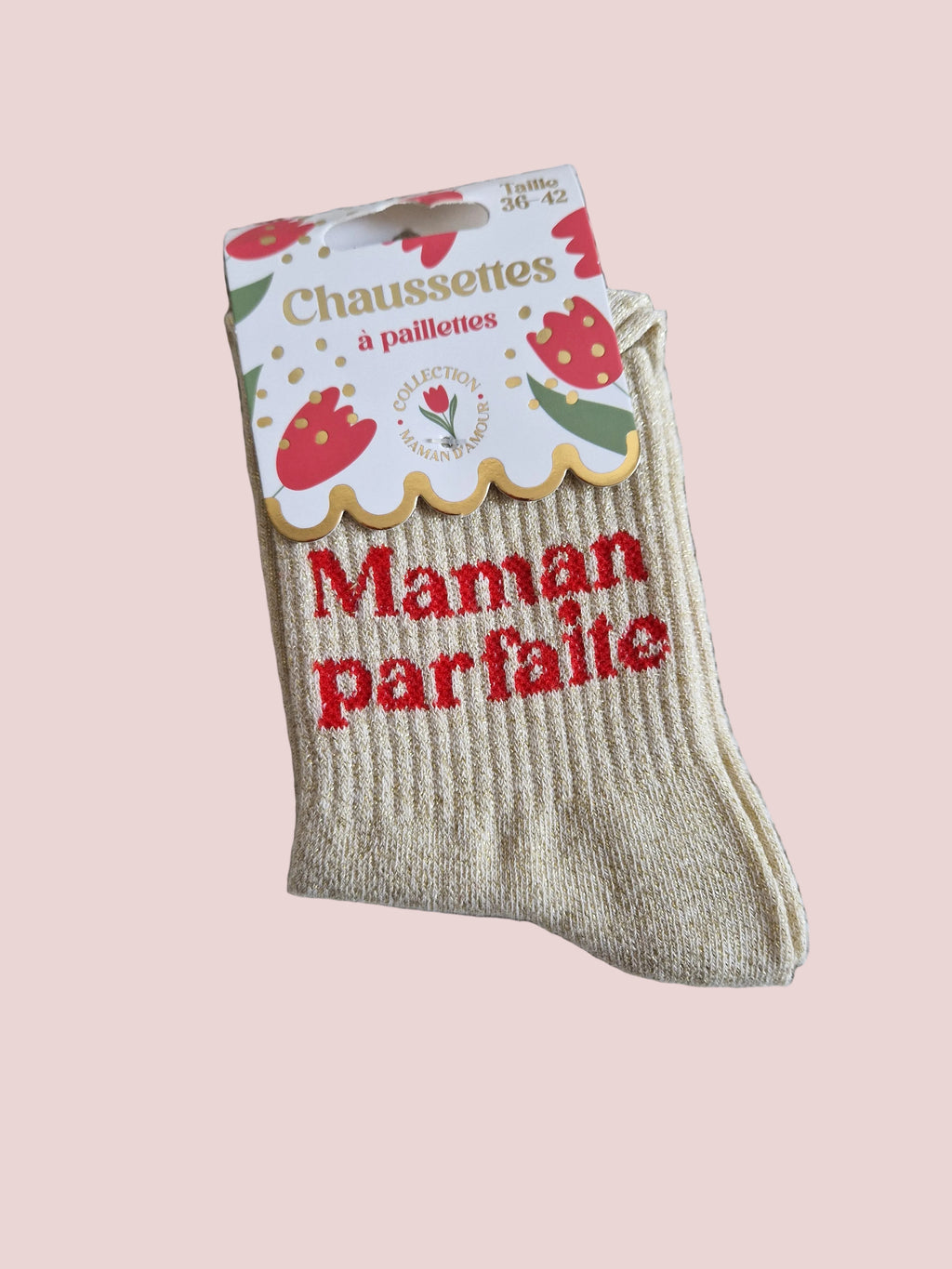 Chaussettes pailletées Maman Parfaite