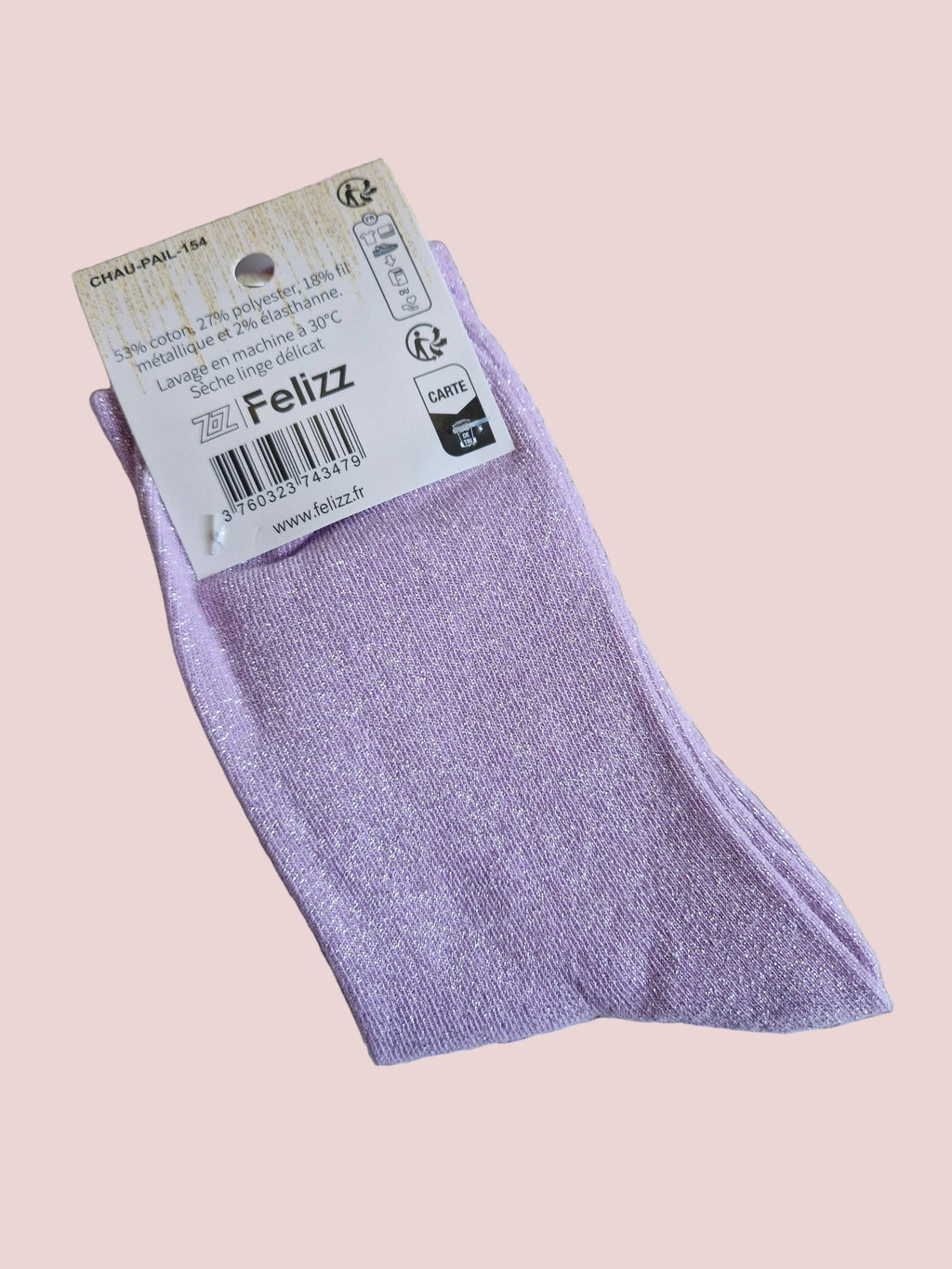 Chaussettes pailletées Bavarde